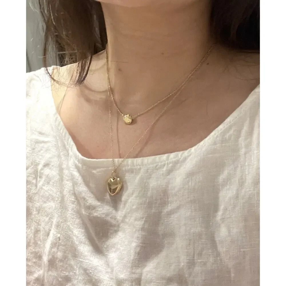 Tiffany Co Elsa Peretti Faceted 2 Carat 18k gold Pendant Necklace on a 15" Chain - Picture 2 of 15
